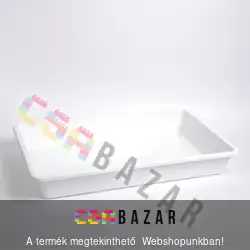 Tálca magas falú 39,5x24,5 cm