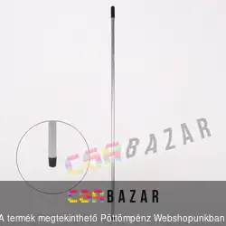 Króm felmosó nyél 130 cm, matt