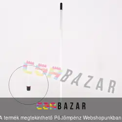 Felmosó nyél menetes fehér, 110-120 cm