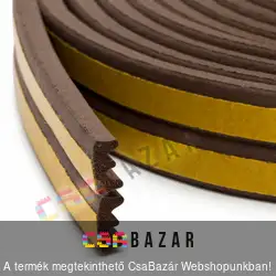 E-profil öntapadós nyílászáró szigetelő 6m barna