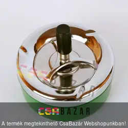 Fém szagelzárós hamutartó, hamutál