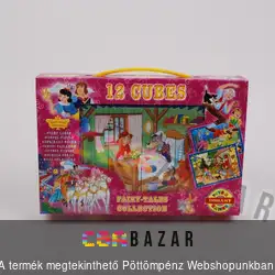 12 kockából álló képkirakó mesekocka mesekollekció