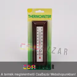 Fa hatású keretes hőmérő