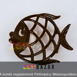 Rácsos halformájú szappantartó