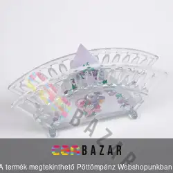 Legyező formájú szalvétatartó