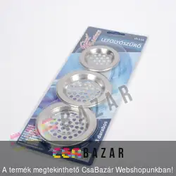Lefolyószűrő inox 3db-os