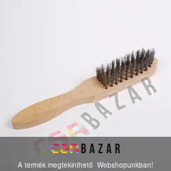 Drót kefe fa nyéllel