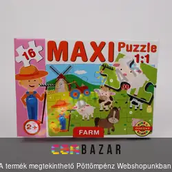 Maxi puzzle, farm 16 db