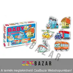 Baby puzzle járművek