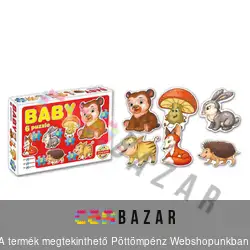 Baby puzzle erdei állatok