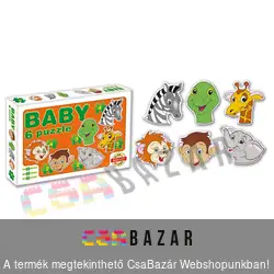 Baby puzzle vadállatok