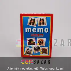 Memória társasjáték kutyusos