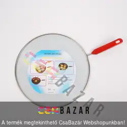 Fém Fedő, Fröccsenésgátló (29 cm) nyeles