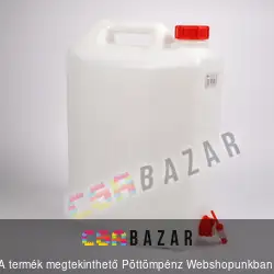 Kanna leeresztő csappal 20 L