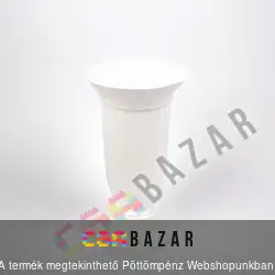 Talpas bordás kerek sírváza 40 cm-es