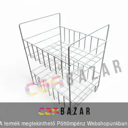 Zöldséges polc, 2 részes, fém