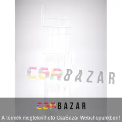 Sarok polc 4 részes fém