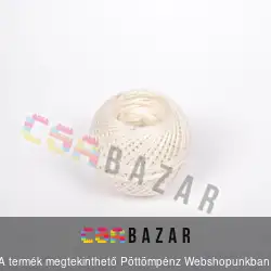 Len kötöző madzag 200gr - fehérített