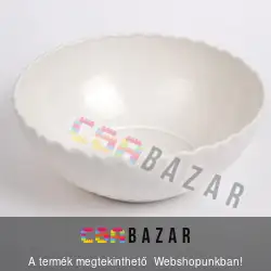 Nagy méretű csavart tál