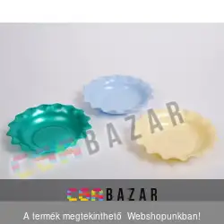 Színes virág alakú, kis méretű tál