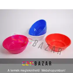 Színes nagy méretű kompótos tál