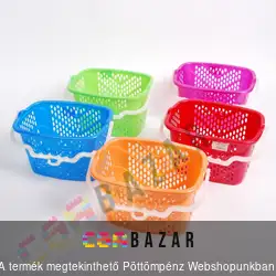 Színes ruhacsipesz kosár