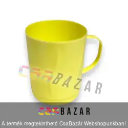 Műanyag teáscsésze