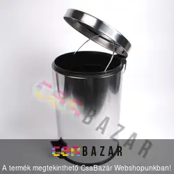 króm pedálos szemetes kuka 20 literes