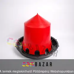 Műanyag csirke, csibeetető bástya 20 L