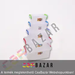 Szögletes tárolódoboz füllel 4L