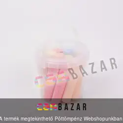 Színes aszfaltkréta 15 db vödrös