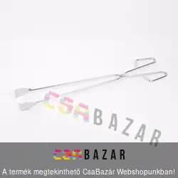 Húsfogó, húsfordító fém csipesz 55cm