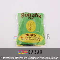 Bokafix 2 pár csomag fekete