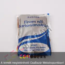 Finom női harisnyanadrág barna 3-4 méret