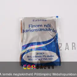 Finom női harisnyanadrág barna 5-ös méret