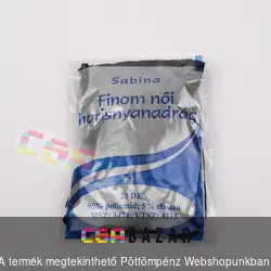 Finom női harisnyanadrág fekete 1-2 méret