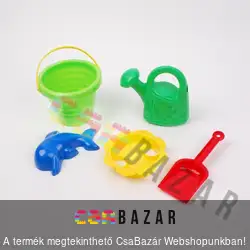 Kis hullámos homokozó 5 db-os szett