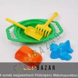 Nagy szitás homokozó 5 db-os szett