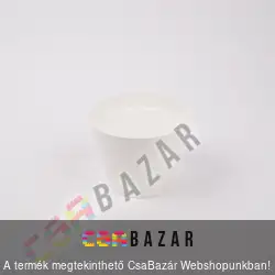 Műanyag virágcserép fehér 30 cm