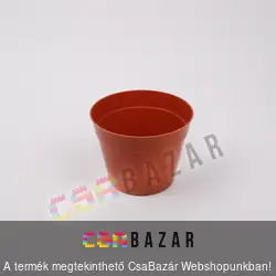 Műanyag virágcserép terrakotta 16 cm
