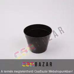 Műanyag virágcserép sötét barna 34 cm