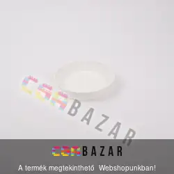 Műanyag virágcserép alátét fehér 16 cm