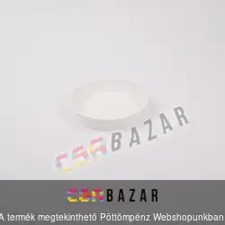 Műanyag virágcserép alátét fehér 21 cm