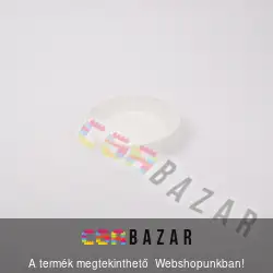 Műanyag virágcserép alátét fehér 24 cm