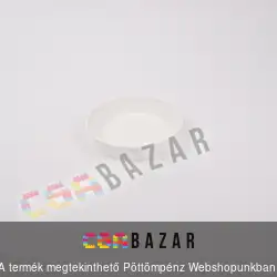 Műanyag virágcserép alátét fehér 27 cm