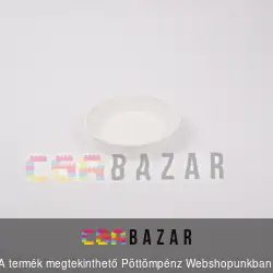 Műanyag virágcserép alátét fehér 36 cm
