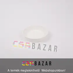 Műanyag virágcserép alátét fehér 50 cm