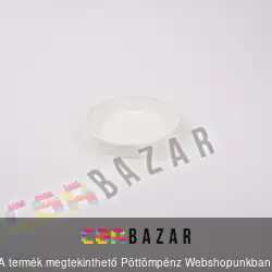 Műanyag virágcserép alátét fehér 32 cm