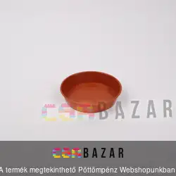 Műanyag virágcserép alátét terrakotta 8 cm