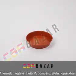 Műanyag virágcserép alátét terrakotta 16 cm